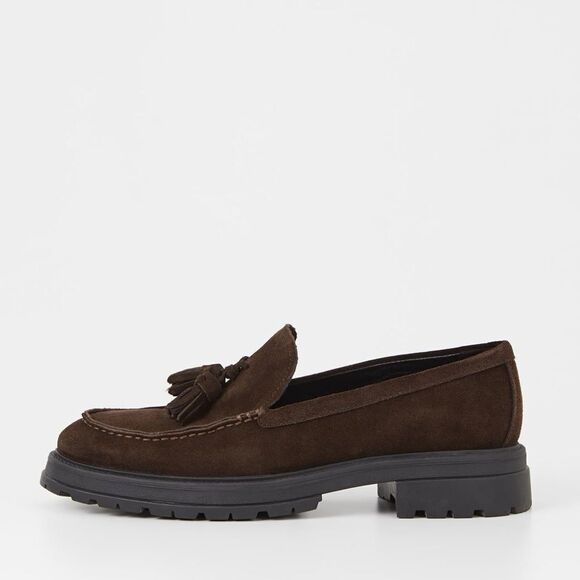 Revolve Vagabond Brown Suede Leather JOHNNY 2.0 LOAFER NWOT - Picture 1 of 13